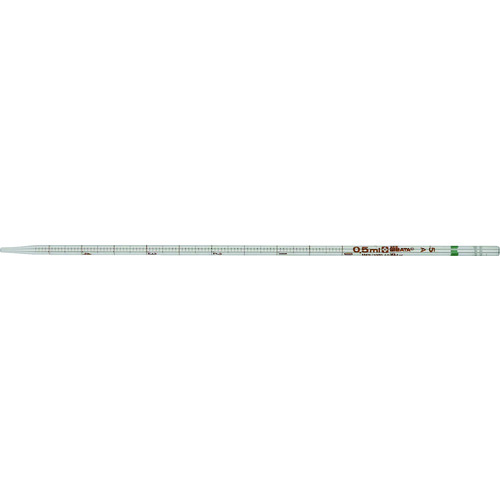 【即納在庫品】「直送」SIBATA 020020-05A メスピペット 先端目盛 スーパーグレード 0.5mL 緑 02002005A 【即納在庫品】「直送」SIBATA 020020-05A メスピペット 先端目盛 スーパーグレード 0.5mL 緑 02002005A