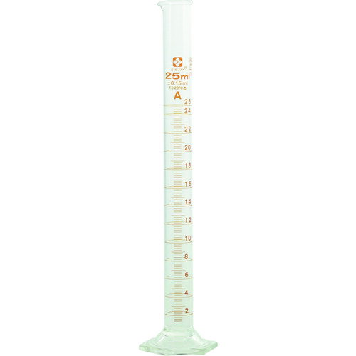 【即納在庫品】「直送」SIBATA 023520-25 メスシリンダー スーパーグレード 25mL 2352025