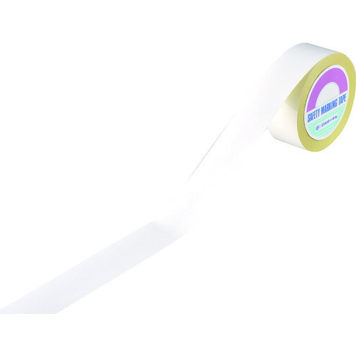 【即納在庫品】「直送」日本緑十字 149031 ガードテープ ラインテープ 白 再剥離タイプ GTH−501W 50幅×100m 屋内用149031...