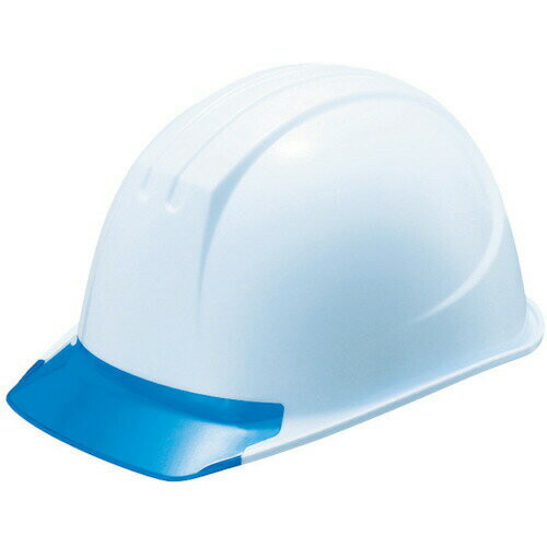 【即納在庫品】「直送」谷沢製作所 161JZVV5W3J エアライト搭載ヘルメット PC製・透明ひさし型 ST＃161..