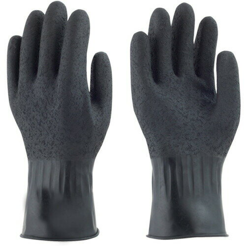 Natural Gum Mitten - 【即納在庫品】「直送」東和コーポレーション トワロン 211L 天然ゴム手袋 黒潮 L 404-0431 天然ゴム手袋 ブラック 作業手袋 TOWA Lサイズ