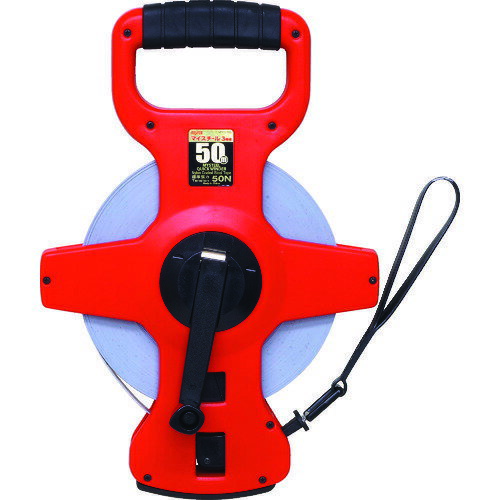 【即納在庫品】「直送」マイゾックス 218434 鋼製巻尺 マイスチール MYS−50 50m MYZOX 本体 ナイロンコートスチール製巻尺