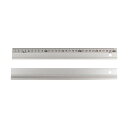 【即納在庫品】「直送」シンワ測定 65501 アルミ直尺 アル助 30cmスベリ止無