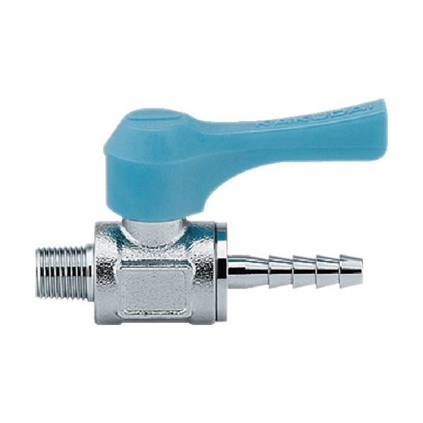 【即納在庫品】「直送」カクダイ 65180514X8.0 ミニチュアボールバルブ 呼び径 A R1／4 全長59．4 ブル..