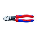 【即納在庫品】「直送」KNIPEX社 クニペックス 7372180BK ツインフォースニッパー 180mm 446-8759