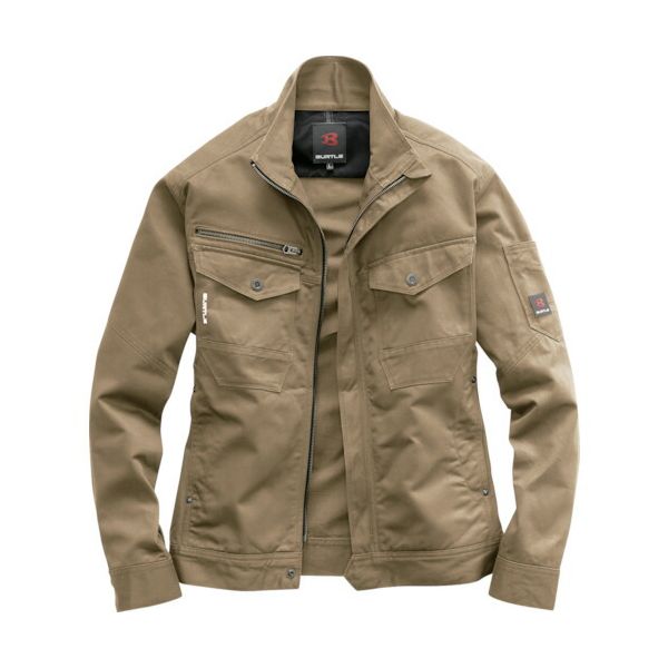 Long-Sleeved - バ−トル 8101-23-3L ジャケット 8101−23−3L カーキ 8101233L バートル BURTLE 長袖ジャケット ブルゾン 作業服 作業着