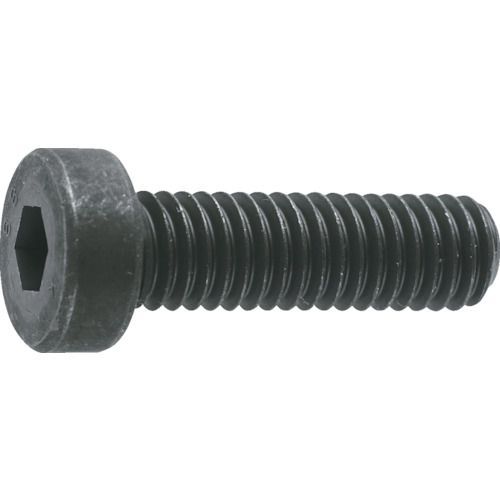 (LINEクーポン有)【即納在庫品】「直送」TRUSCO B081-0310 低頭六角穴付ボルト 黒染め 全ネジ M3×10 25本入 ／キャップボルト CAPB B0810310 黒染め全ネジ