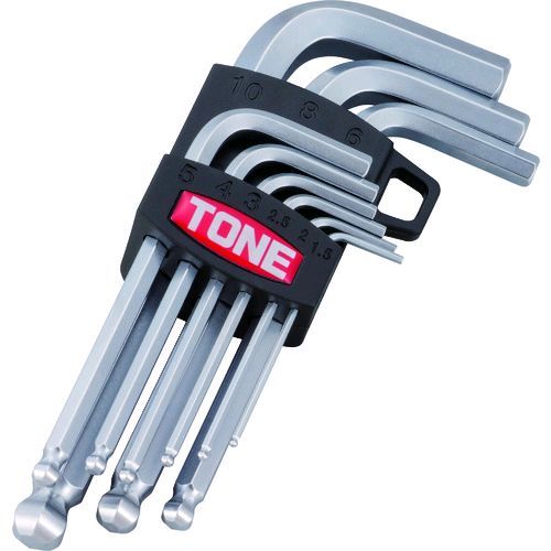 【即納在庫品】「直送」TONE トネ BS900 マスターツールボールポイントL形レンチセットBS 288-1659 前田金属工業