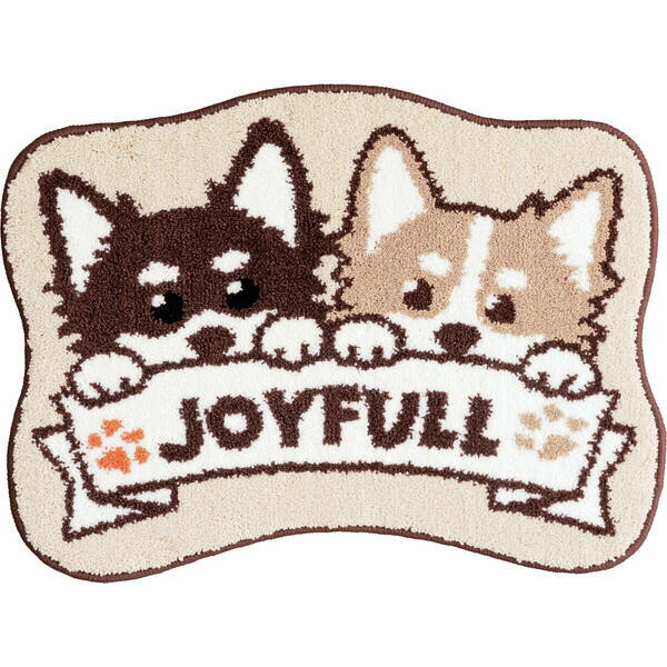 【商品説明】●表面：ポリエステル100％、裏面：すべり止め加工●サイズ：約45×60m●いろんな場所を癒しのスペースに.●空間の可愛いワンポイントに●ご自宅の色んな場面で大活躍●ふんわりボリューム感をプラス●滑りにくくお掃除もノンストレス●丸洗いできてお手入れが簡単●銀イオンの力で清潔をキープインテリアマットペット インテリア マット ネコ 猫 イヌ 犬 かわいい マルチマット エントランスマット 玄関マット おしゃれ すべり止め お掃除簡単 プレゼント 愛猫家 愛犬家