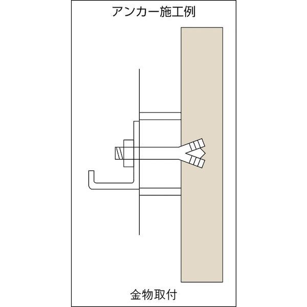 【あす楽対応】「直送」ユニカ C3060 ルーティアンカー Cタイプ 三価クロメート C－3060 50個入 tr-3794423 unika 4989270702332 2