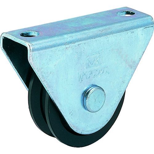 【即納在庫品】「直送」MK C-1000-75 枠付重量車 75mm V型 C100075 294-6467 丸喜金属本社 MARUKI 戸車