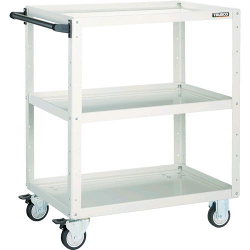 トラスコ中山 TRUSCO EGW662UW ツールワゴン イーグルワゴン 600X400XH600 ウレタン車輪 ホワイト