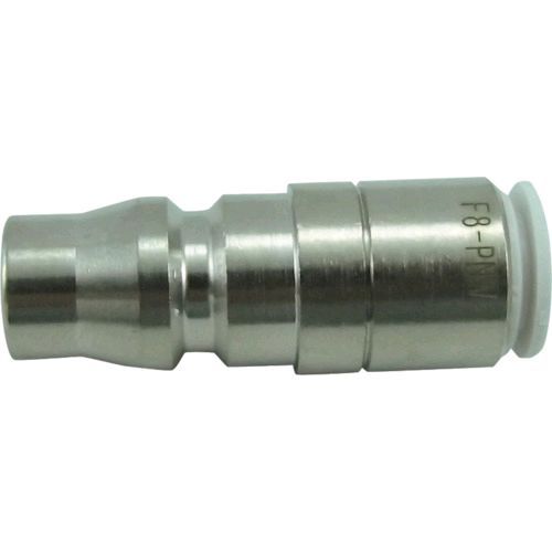 【即納在庫品】「直送」千代田通商 F8-PNW ファイブ内蔵カップリングストレートプラグ W 白 8mm F8PNW ..