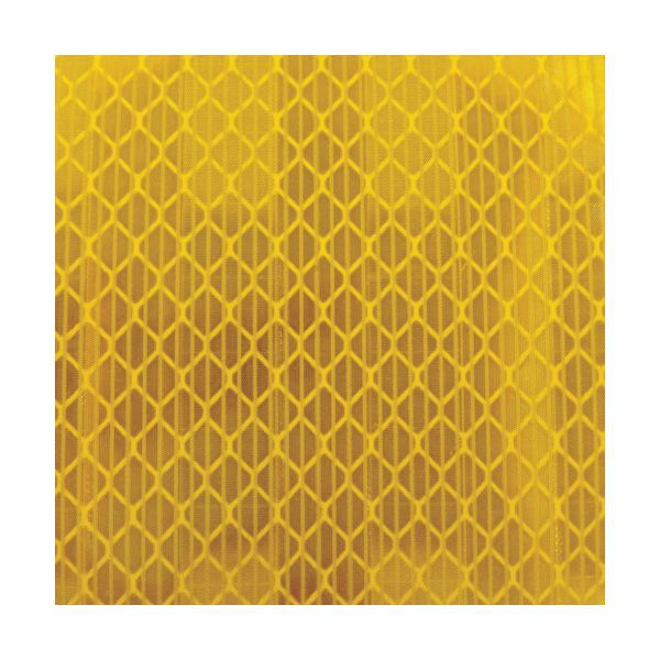 トラスコ TRUSCO HS-4522C Y 高輝度反射シート カプセルレンズ型 455mmX227mm 黄 HS4522CY