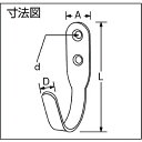 【あす楽対応】「直送」株 光 光 KFW42 Jフック 白 381-5404 KFW-42 tr-3815404 スチールフック HIKARI 6174 4535395004747 吊金具