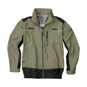 空調服 KU92110G60S2 遮熱フルハーネス カーキグリーン M