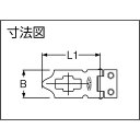 【あす楽対応】「直送」ストロング金属 STRONG NKASU00135 ステンレス　ストロング掛金135mm 380-1845 2