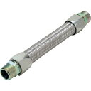 【即納在庫品】「直送」南国フレキ工業 NFK NK340-15-300 ライトユニオン式 メタルタッチ無溶接式 フレキシブルホース オス×オス型 継手SS400...