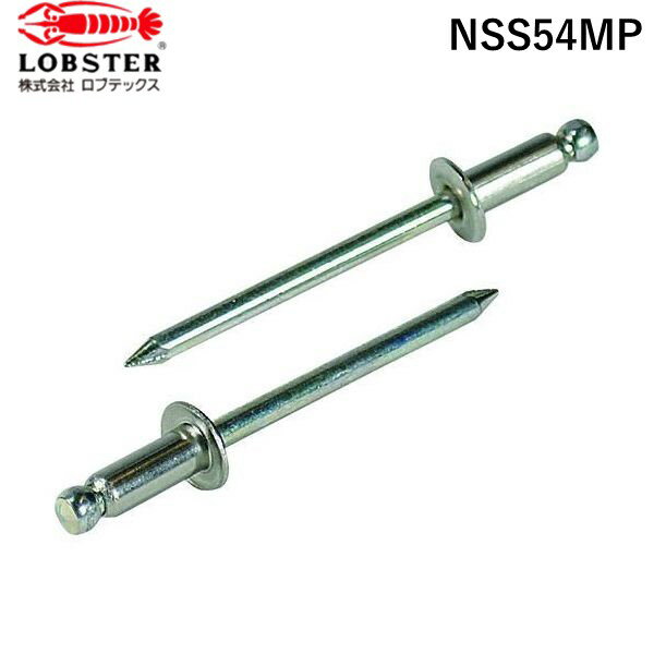 【即納在庫品】「直送」ロブテックス NSS54MP ブラインドリベット ステンレス／スティール製 5−4 30本入 エコパック 30入