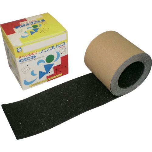 【即納在庫品】「直送」NCA NSP1005 BK ノンスリップテープ 100×5m 黒NSP100 NSP1005BK ノリタケコーテッドアブレーシブ