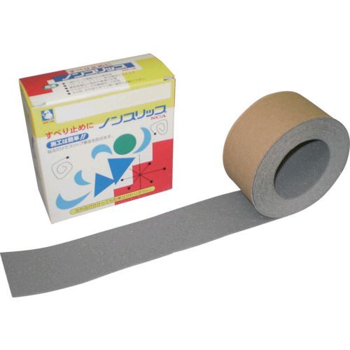 【即納在庫品】「直送」NCA NSP505 GY ノンスリップテープ 50×5m グレーNSP505G NSP505GY ノリタケコーテッドアブレーシブ