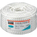【即納在庫品】「直送」トラスコ中山 TRUSCO R-1230N ナイロンロープ 3つ打 線径12mmX長さ30m R1230 R1230N