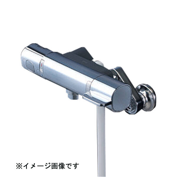 【商品説明】●サーモスタット式シャワー●シャワーヘッドグレー●シャワーホースグレー1.6m●グレーハンガー●逆止弁付●楽付王ソケット付●ソケットを取り付けた後、約300°回転調整ができます。●取付ねじ系：PJ1/2●取付ピッチ：110〜210mm●シャワーホース長さ：1.6m●パイプ長さ：170mm●箱サイズ：L=330mm W=210mm H=95mm