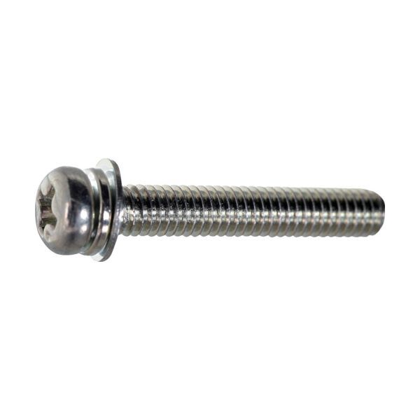樂天商城 - (LINEクーポン有)TRUSCO S013-2612 ナベ頭組込ねじ 三価白P＝4 M2．6×12 970本入 ヘキサゴンパック S0132612