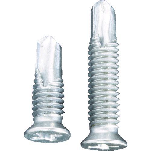 (LINEクーポン有)【即納在庫品】「直送」MIYAGAWA S6F4013-PC1 ドリルねじ皿小頭細目 ステン 4X13 29本..