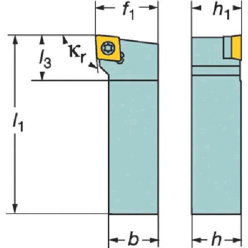 サンドビックメーカーお問い合わせ：0120-350-930【特長】●安定したチップクランプと優れた繰返し精度の、外径旋削工具です。●妨げのない切りくず流れです。●スペースが少なくてすみます。●部品数が少ないです。【用途】●外径旋削加工に。【仕様】●ゲージチップ：CCMT 09 T3 08●切り込み角：95●b：20●h：20●f1：25●l1：125●l3：17.8●チップ締め付けトルク：3【仕様2】●サンドビック　コロターン107　ポジチップ用シャンクバイト【原産国】スウェーデン補足商品ワード：測定器・工具のイーデンキ edenki　ターニングホルダー　ホルダー　Turning　旋削・フライス加工工具　Holders　切削工具類似商品はこちらサンドビック SV SCLCL1616H09 16,867円サンドビック SV SSDCR2020K09 18,961円サンドビック SV SDNCN2020K11 18,961円サンドビック SV SVHBR2020K16 22,330円サンドビック SV SCLCR2020K12 18,961円サンドビック SV SSDCN1616H09 16,867円サンドビック SV SVHBL2020K16 22,330円サンドビック SV SRSCR2525M12 19,890円サンドビック SV STGCL1616H16 16,867円サンドビック SV DWLNL2020K08 17,331円サンドビック SV SRDCN3232P20A25,005円サンドビック SRDCL 2020K 06-A18,961円