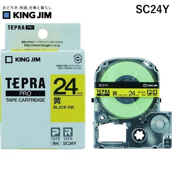 yyΉzuvLOW KING JIM SC24Y evPROe[vJ[gbW J[xEpXe E 24mm SC24Y 24mm  pXe ev