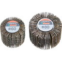 【即納在庫品】「直送」トラスコ中山 TRUSCO SF-3025#40 スピンネジ式フラップホイール 外径30 5個入 #40 40# SF3025#40 スピンネジ式フラップホイール(4)