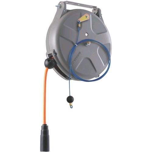 【個数：1個】三協リール SHS210FA エアーホースリール 内径6．5mm×10m ブレーキ式