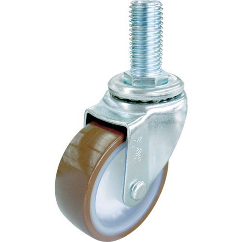 【11/25限定！抽選で最大100％ポイントバック】【即納在庫品】「直送」ユーエイキャスター ST-50UR-W3/4-40 ねじ込み式 自在 キャスター ウレタン 車輪径50mm Sタイプ ST型 ネジ寸法W3／4×40山数10 ST50URW3440(4)