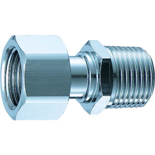 【即納在庫品】「直送」三栄水栓製作所 T84-13 片ナット付アダプター SANEI 配管用品 パッキン付き ナット回転式 配管部品 黄銅製