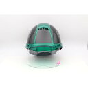 トーヨーセーフティ 391FMBKG ヘルメットヴェンティープラス 391FMBKーG メタリックブラック/バイザーグリーン 391FMBKG