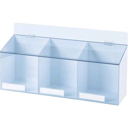 【即納在庫品】「直送」TRUSCO TMCW-3 マスクケース 三人用 TMCW3