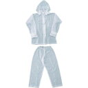 【即納在庫品】「直送」トラスコ中山 TRUSCO TRW90LL レインスーツ LLサイズ クリア 440-9736 TRUSCOレインスーツ