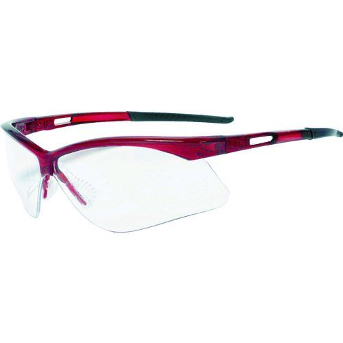 【あす楽対応】「直送」トラスコ中山 TRUSCO TSG8106RE 二眼型セーフティグラス フレームレッド 365-8449 TSG-8106RE 二眼型安全メガネ 4989999124590