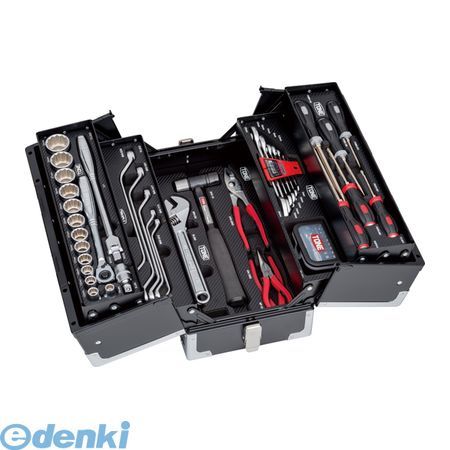 前田金属工業 TONE TSST430BK 整備用工具セット ツールセット ブラック仕様 間口433×奥行220×高さ240mm トネ ブラック仕様 mm