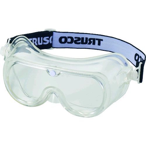 【即納在庫品】「直送」トラスコ中山 TRUSCO TVF-SG 飛来粉塵用超硬防曇セーフティゴーグル ポリカーネートレンズ TVFSG 299-7894 飛来粉...