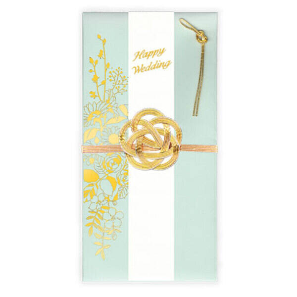 菅公工業 キン1420 スリム金封 flower ブルー キン1420