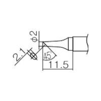 「直送」HAKKO 白光 ハッコー T12-BC2 こて先 2BC型 T12BC T12BC2 2BC型 4962615016370 ステーション型はんだこて こて先2BC型