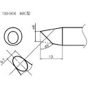 【あす楽対応】「直送」白光 HAKKO T33-BC6 ステーション型はんだこて用交換こて先 6BC型 T33BC6 ハッコー 6BC型7852592 コード ハイパワーはんだごて用こて先 T33シリーズ交換こて先