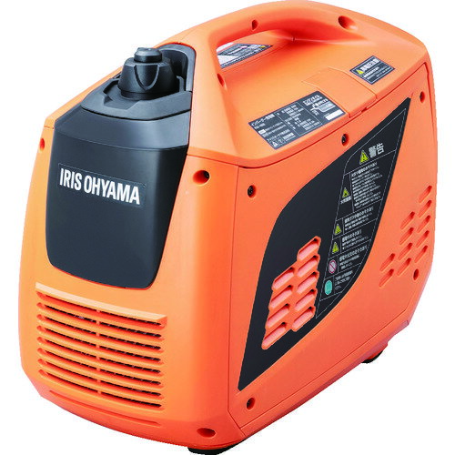 IRIS IGG-1600 インバーター発電機 IGG1600 アイリスオーヤマ オレンジ アウトドア 防災 電気 作業現場 DIY コンパクト発電機 発電器 家庭用 小型