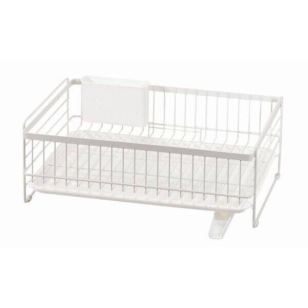 (LINEクーポン有)パール金属 HC-506 モデリエ 水切りバスケット＜ワイド＞ホワイト HC506