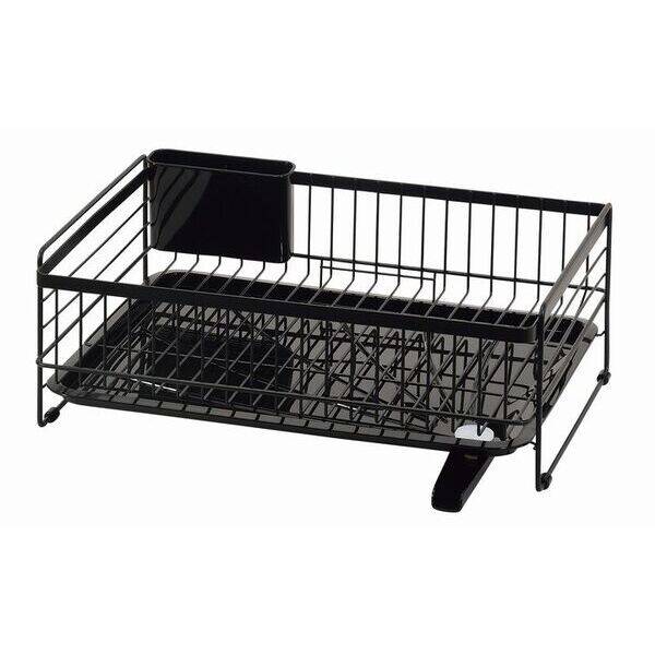 (LINEクーポン有)パール金属 HC-512 モデリエ 水切りバスケット＜ワイド＞ブラック HC512