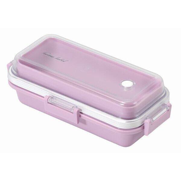 (LINEクーポン有)パール金属 DC-6024 ホームレーベル ランチボックス長方形(オーキッド) DC6024