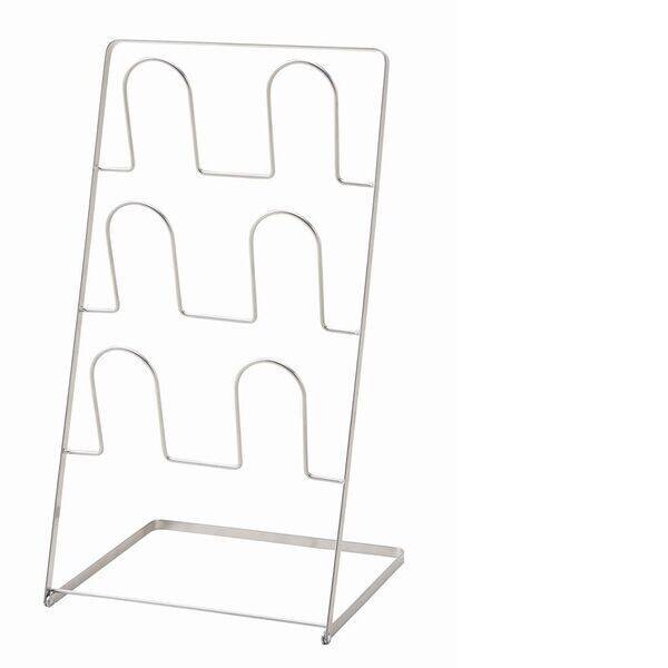 パール金属 N-7115 折りたたみスリッパラック3段 ブラック N7115