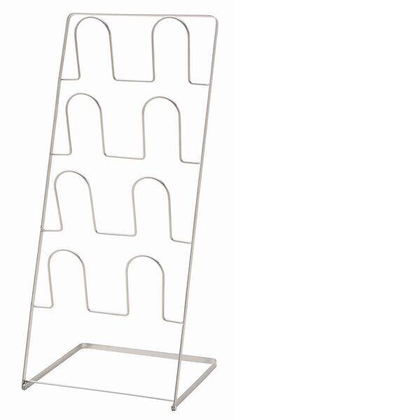 (LINEクーポン有)パール金属 N-7117 折りたたみスリッパラック4段 ブラック N7117